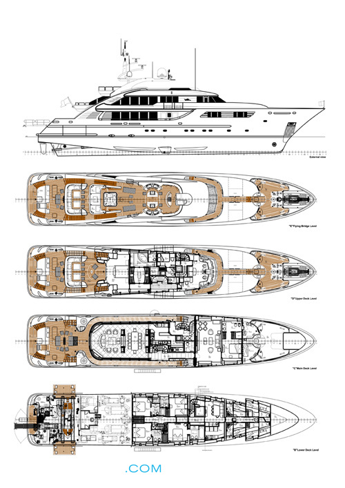 Ellix Too Layout - ISA Motor Yacht superyachts.com