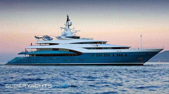 SPOTTED : One Of The Largest Yachts In The World Is Chilling Just